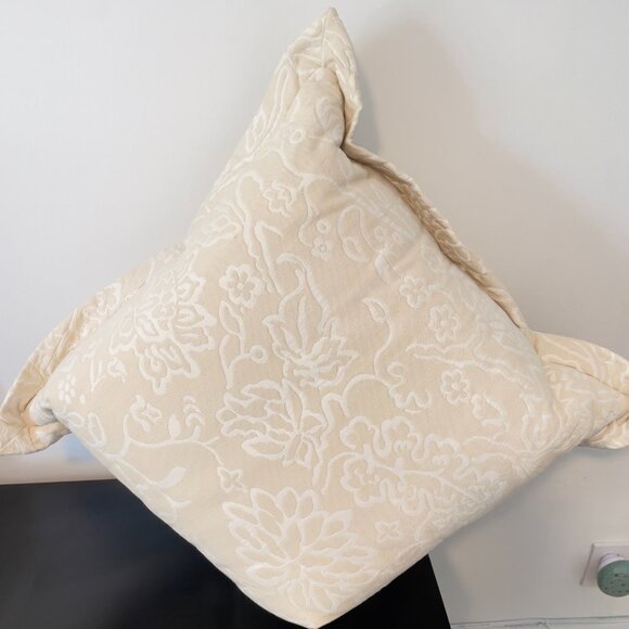 Beautiful Beautiful Cotton Linen embossed Cushion 22 X 22 - Set of 2 - Picture 6 of 7